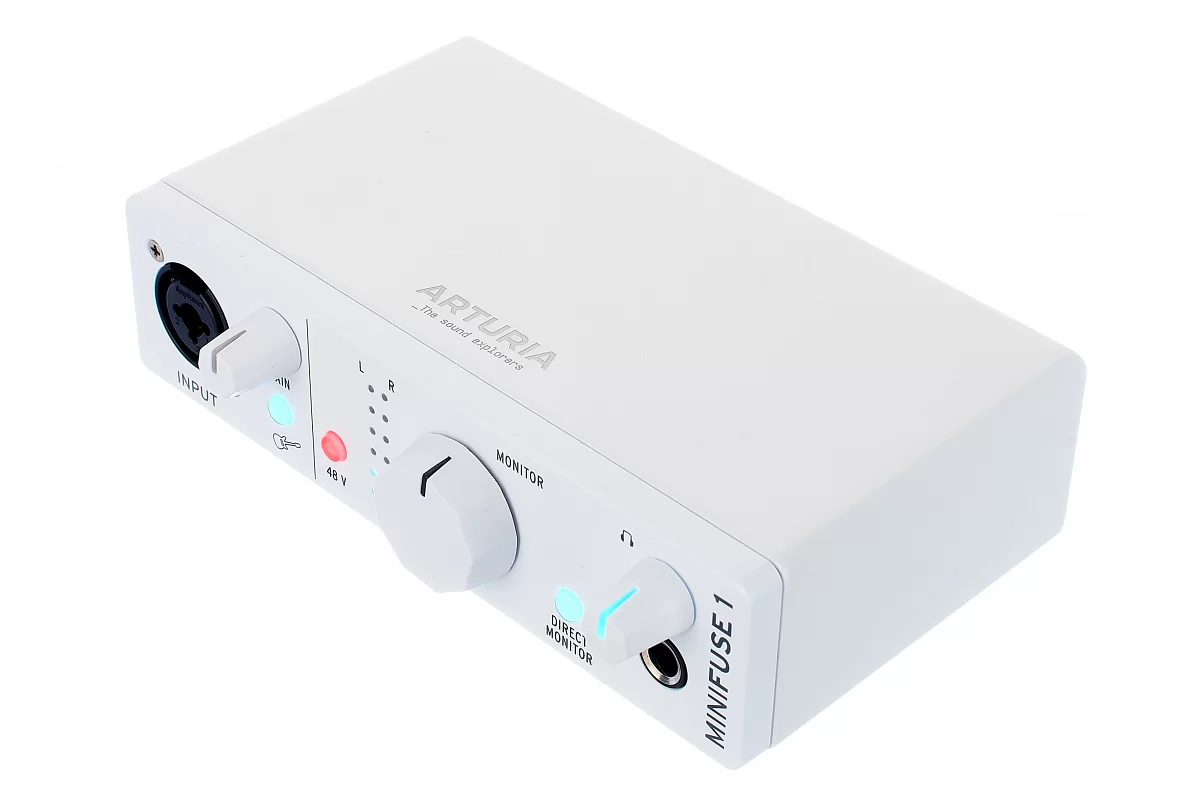 Аудиоинтерфейс Arturia MiniFuse 1 (White)