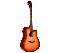 Акустическая гитара Alfabeto Solid-RT (3 Tone Sunburst) + чехол