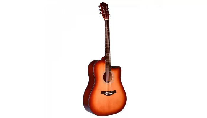 Акустическая гитара Alfabeto Solid-RT (3 Tone Sunburst) + чехол, фото № 1