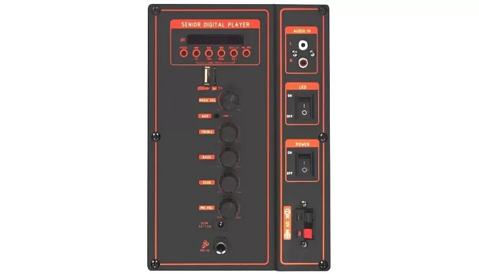 Автономна акустична система TMG NDR-P08 (1MIC+MP3+USB+FM+BT), фото № 2
