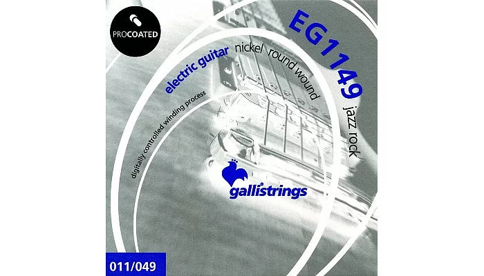 Струни для електрогітари GALLI strings EG1149 JAZZ ROCK