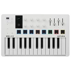 MIDI-клавиатура Arturia MiniLab 3 + Arturia Analog Lab V (White)