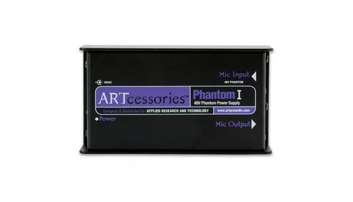 Модуль фантомного живлення для мікрофонів ART Phantom I, фото № 1