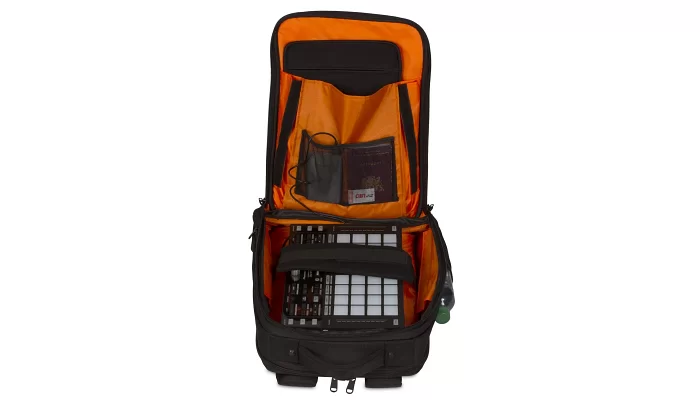 Рюкзак для DJ обладнання UDG Ultimate Backpack Slim Black/Orange Inside, фото № 6