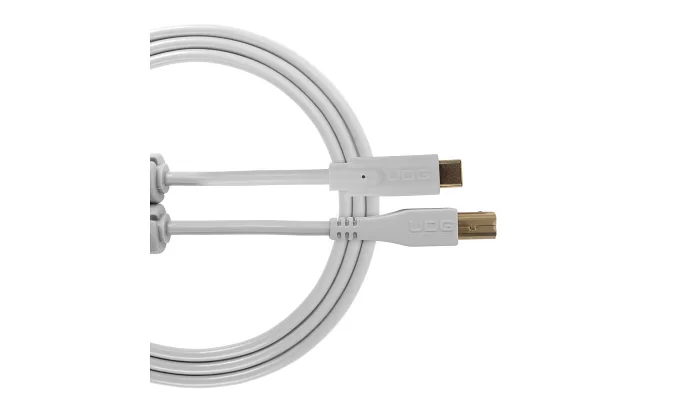 Цифровой USB кабель UDG Ultimate Audio Cable USB 2.0 C-B White 1,5m, фото № 1