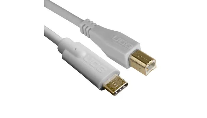 Цифровой USB кабель UDG Ultimate Audio Cable USB 2.0 C-B White 1,5m, фото № 2
