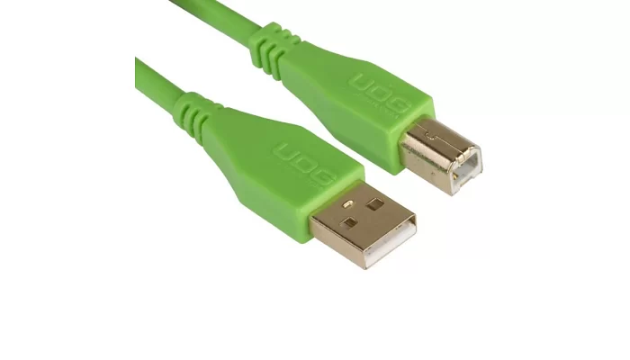 Цифровой кабель UDG Ultimate Audio Cable USB 2.0 A-B Green Straight 3m, фото № 2