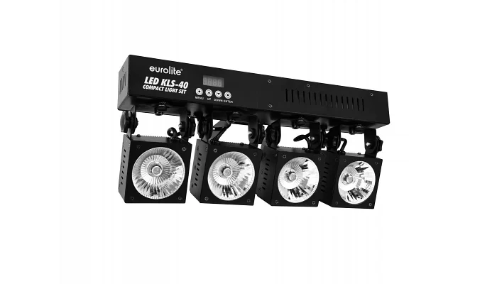 Комплект світлодіодних прожекторів (4 шт.) EUROLITE LED KLS-40 Compact Light Set, фото № 2
