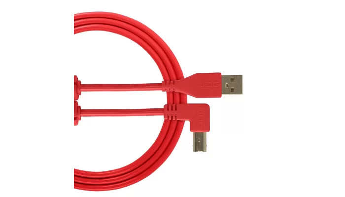 Цифровий кабель USB UDG Ultimate Audio Cable USB 2.0 AB Red Straight 1m, фото № 1