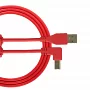 Цифровий кабель USB UDG Ultimate Audio Cable USB 2.0 AB Red Straight 1m
