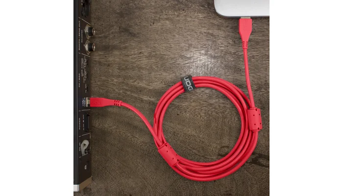 Цифровий кабель USB UDG Ultimate Audio Cable USB 2.0 AB Red Straight 1m, фото № 4