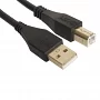 Цифровой USB кабель UDG Ultimate Audio Cable USB 2.0 A-B Black Straight 1m