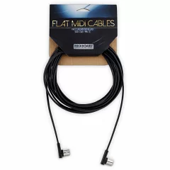 MIDI-кабель ROCKBOARD RBO CAB MIDI 500 BK Flat MIDI Cable - Black, 500 cm
