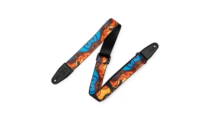 Гитарный ремень LEVY'S MP2DU-003 2″ Down Under Series Poly Guitar Strap - Landscape, фото № 1