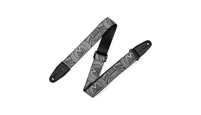 Гітарний ремінь LEVY'S MP2TAT-002 2″ Tattoo Series Poly Guitar Strap - Tribal, фото № 1