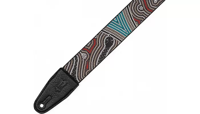 Гитарный ремень LEVY'S MP2DU-001 2″ Down Under Series Poly Guitar Strap - Bird and Snake, фото № 3