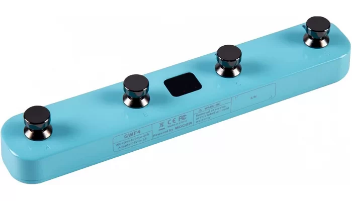Футконтроллер беспроводной для гитары MOOER GWF4 Wireless Footswitch (Blue), фото № 3