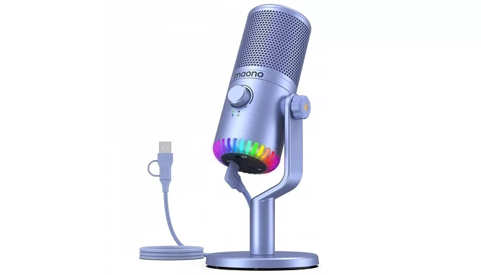 Микрофон для геймеров Maono DM30 (Purple), фото № 1