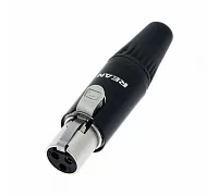 Кабельний роз'єм mini-XLR мама REAN RT3FC-B