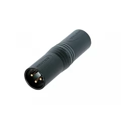 Переходник XLR папа - XLR папа Neutrik NA3MM-B