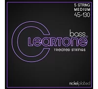 Струни для бас-гітари CLEARTONE 6445-5 BASS NICKEL-PLATED MEDIUM 5 STRING (45-130)