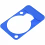 Маркировочная прокладка для панельных разъемов с фланцем типа D Neutrik DSS-BLUE