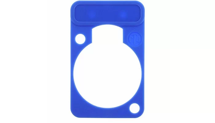 Маркувальна прокладка для панельних роз'ємів із фланцем типу D Neutrik DSS-BLUE, фото № 1