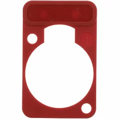 Маркировочная прокладка для панельных разъемов с фланцем типа D Neutrik DSS-RED