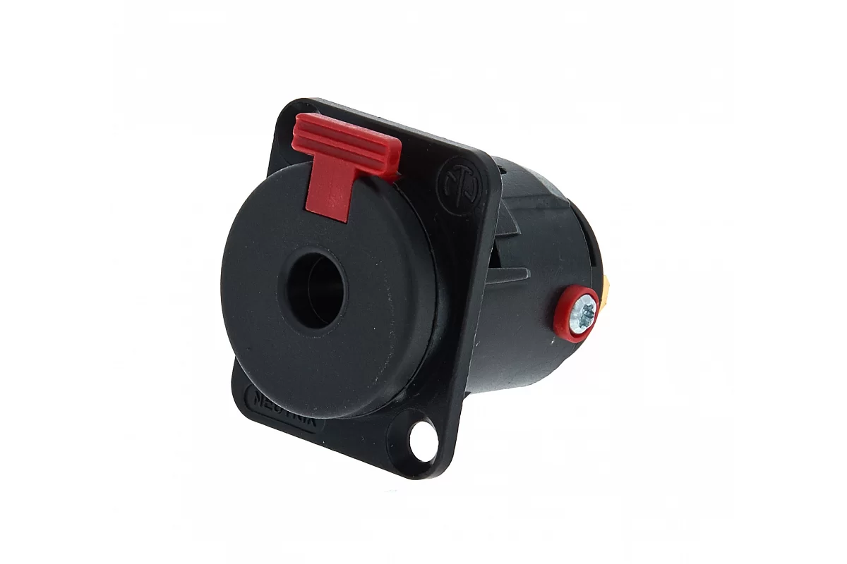 Монтажне гніздо джек 6.3 мм Neutrik NJ3FP6C-B