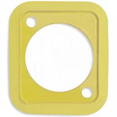 Уплотнительная прокладка для панельных разъемов с фланцем типа D Neutrik SCDP-4 Yellow