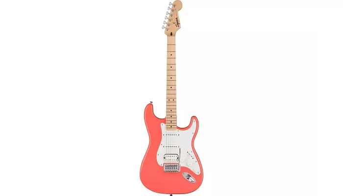 Электрогитара SQUIER by FENDER SONIC STRATOCASTER HSS MN TAHITY CORAL, фото № 1