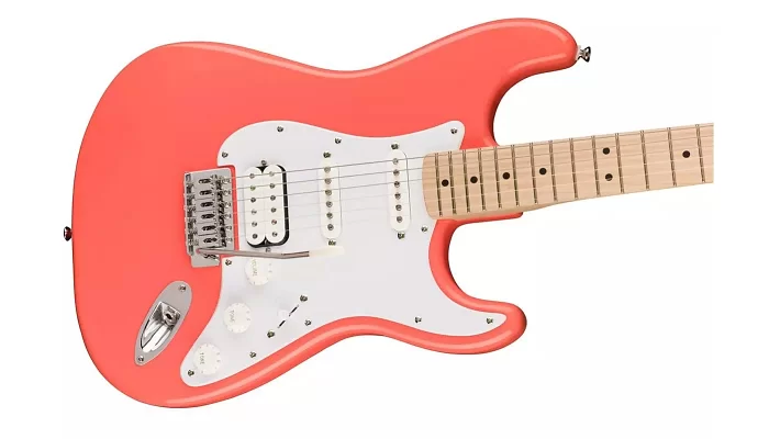 Электрогитара SQUIER by FENDER SONIC STRATOCASTER HSS MN TAHITY CORAL, фото № 4