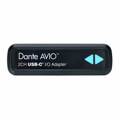 Аналоговый USB type-C адаптер для подключения к сетям Dante AVIO