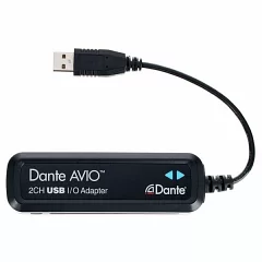 Аналоговый USB-адаптер для подключения к сетям Dante AVIO