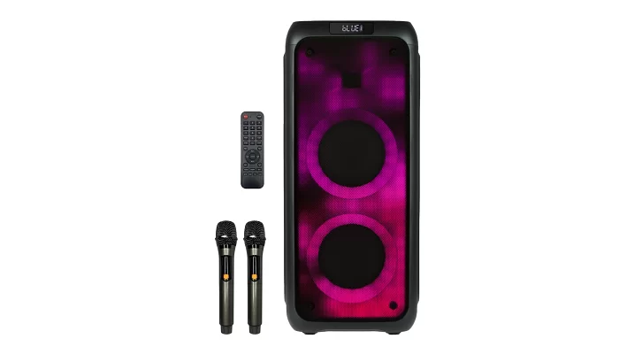 Автономна акустична система TMG NS-210 (BT+2MIC+USB+SD+FM), фото № 1