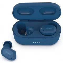 Беспроводные вакуумные TWS наушники Belkin Soundform Play True Wireless Blue
