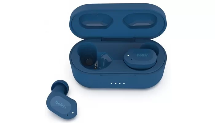 Бездротові вакуумні навушники TWS Belkin Soundform Play True Wireless Blue, фото № 1