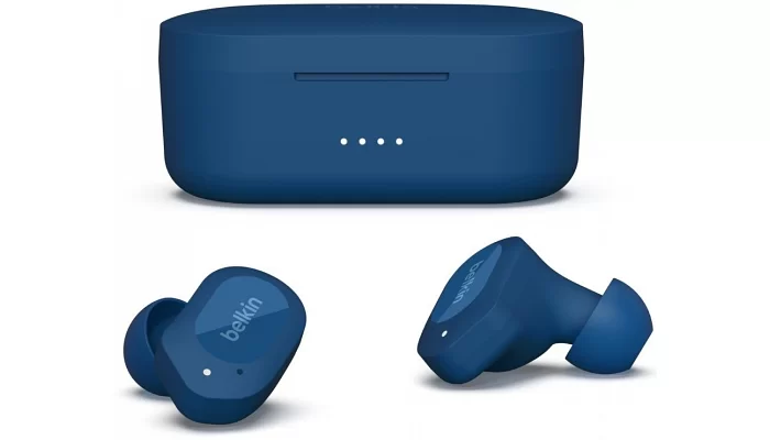Бездротові вакуумні навушники TWS Belkin Soundform Play True Wireless Blue, фото № 2