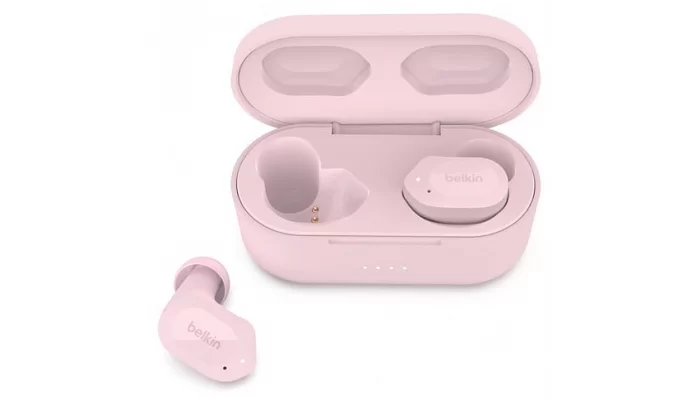 Бездротові вакуумні навушники TWS Belkin Soundform Play True Wireless Pink, фото № 1