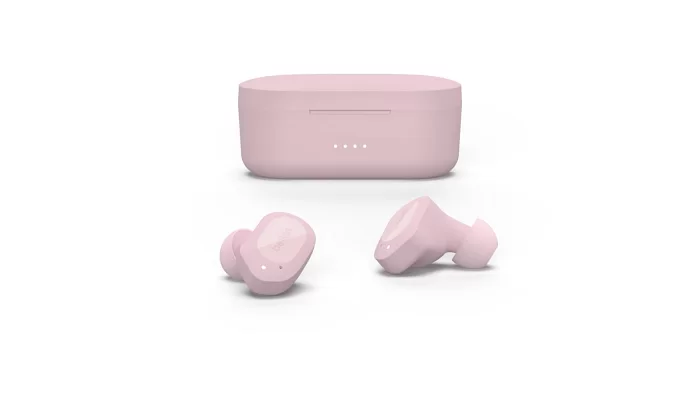 Беспроводные вакуумные TWS наушники Belkin Soundform Play True Wireless Pink, фото № 3
