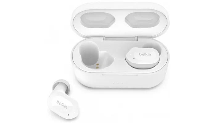 Бездротові вакуумні навушники TWS Belkin Soundform Play True Wireless White, фото № 1