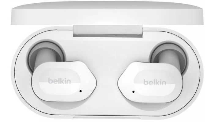 Бездротові вакуумні навушники TWS Belkin Soundform Play True Wireless White, фото № 3