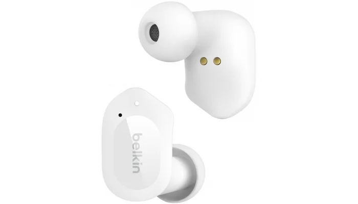 Бездротові вакуумні навушники TWS Belkin Soundform Play True Wireless White, фото № 5