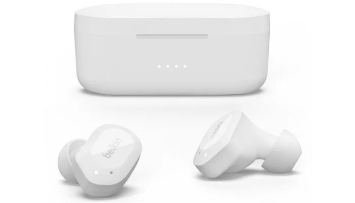 Бездротові вакуумні навушники TWS Belkin Soundform Play True Wireless White, фото № 2