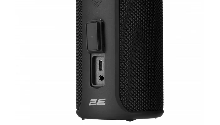 Портативна акустична система 2E SoundXTube2 TWS, MP3, Wireless, Waterproof Black, фото № 6