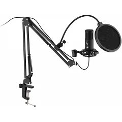 Студийный микрофон с настольной стойкой "пантограф" 2E MPC021 Streaming, USB