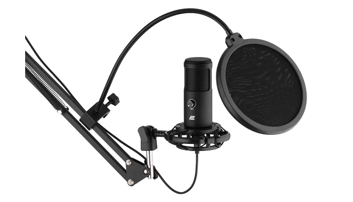 Студійний мікрофон з настільною стійкою "пантограф" 2E MPC021 Streaming, USB, фото № 3