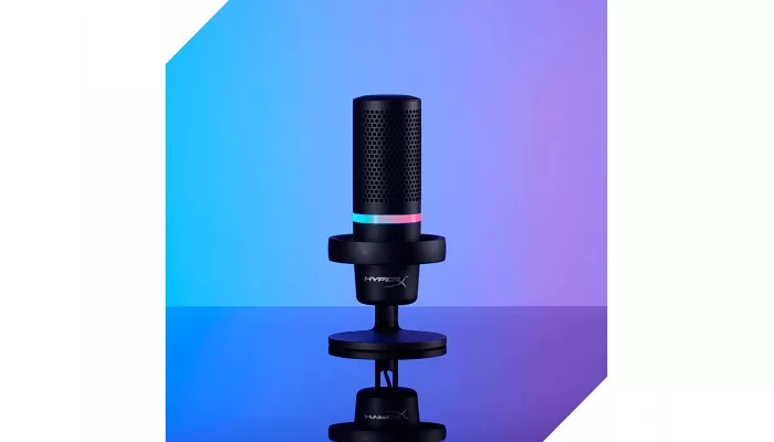 Мікрофон для геймерів HyperX DuoCast RGB, Black, фото № 8