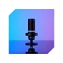 Микрофон для геймеров HyperX DuoCast RGB, Black