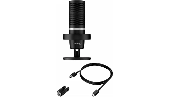 Мікрофон для геймерів HyperX DuoCast RGB, Black, фото № 5